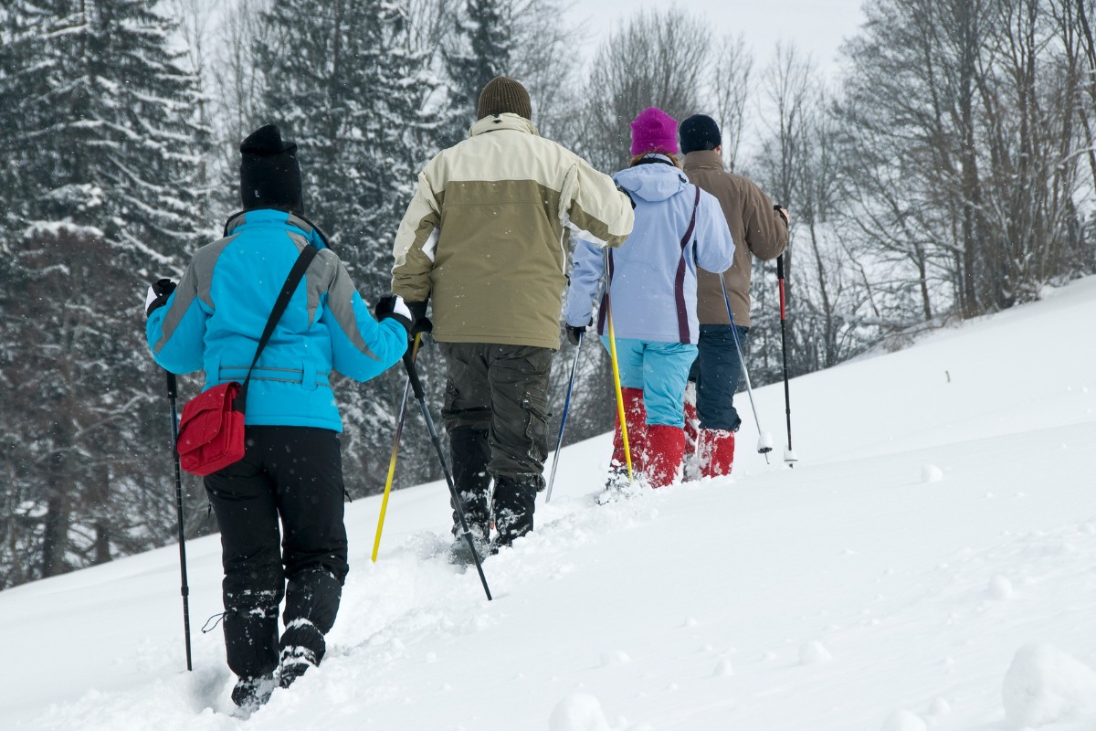 Hiking In The Snow